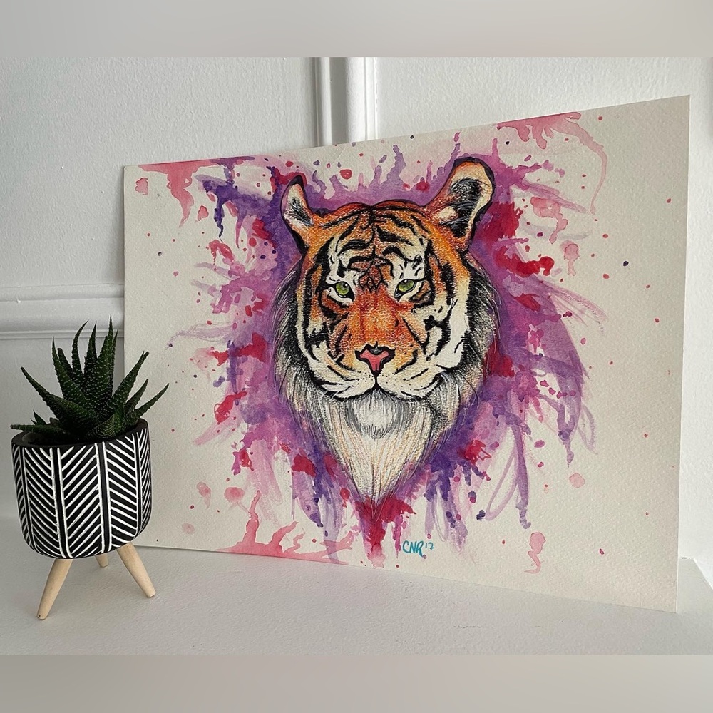 Handmade Mixed-Media Print